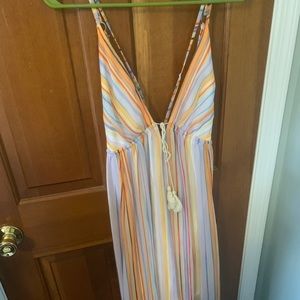 Strappy, free people backless dress